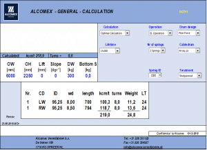 Alcomex Programele de calcul